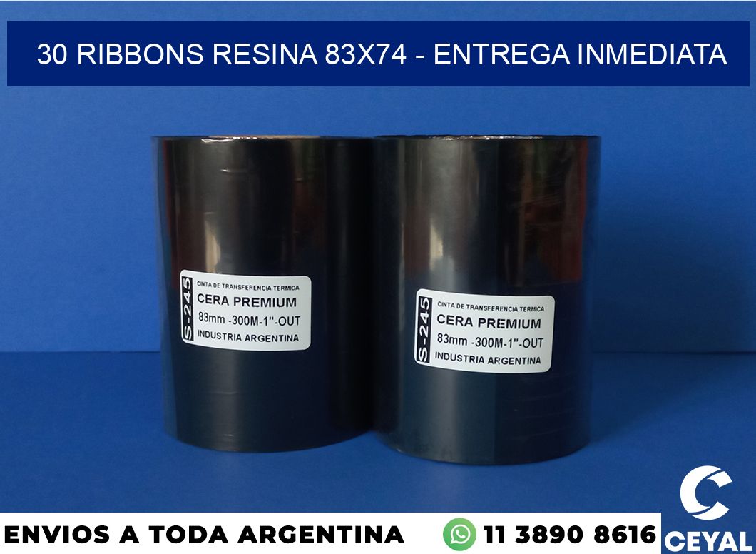 30 Ribbons resina 83×74 – Entrega inmediata