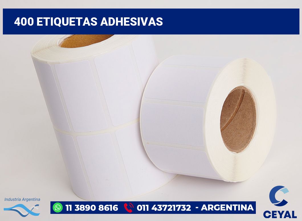 400 Etiquetas adhesivas