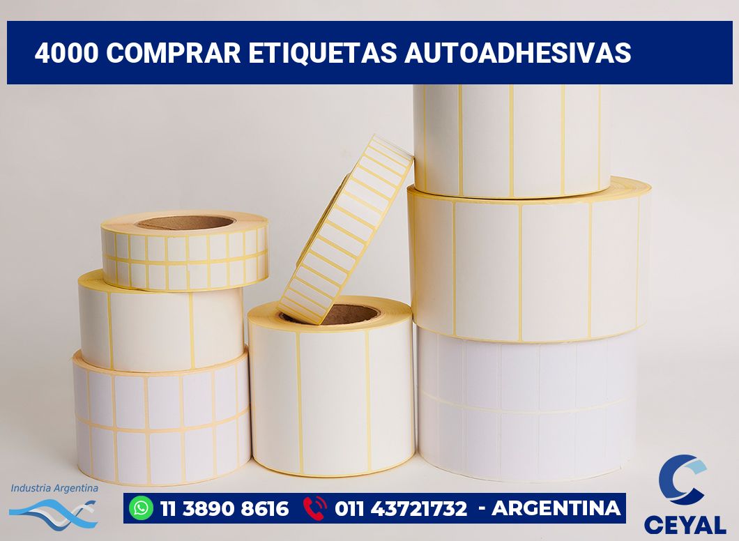 4000 Comprar etiquetas autoadhesivas