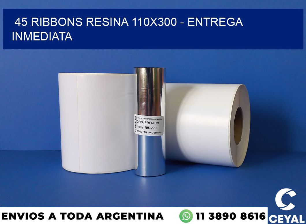 45 Ribbons resina 110×300 – Entrega inmediata