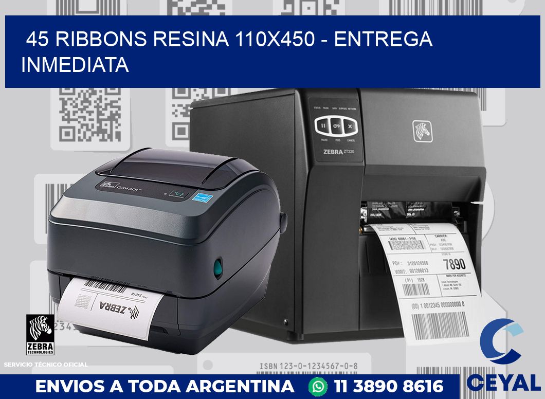 45 Ribbons resina 110x450 - Entrega inmediata