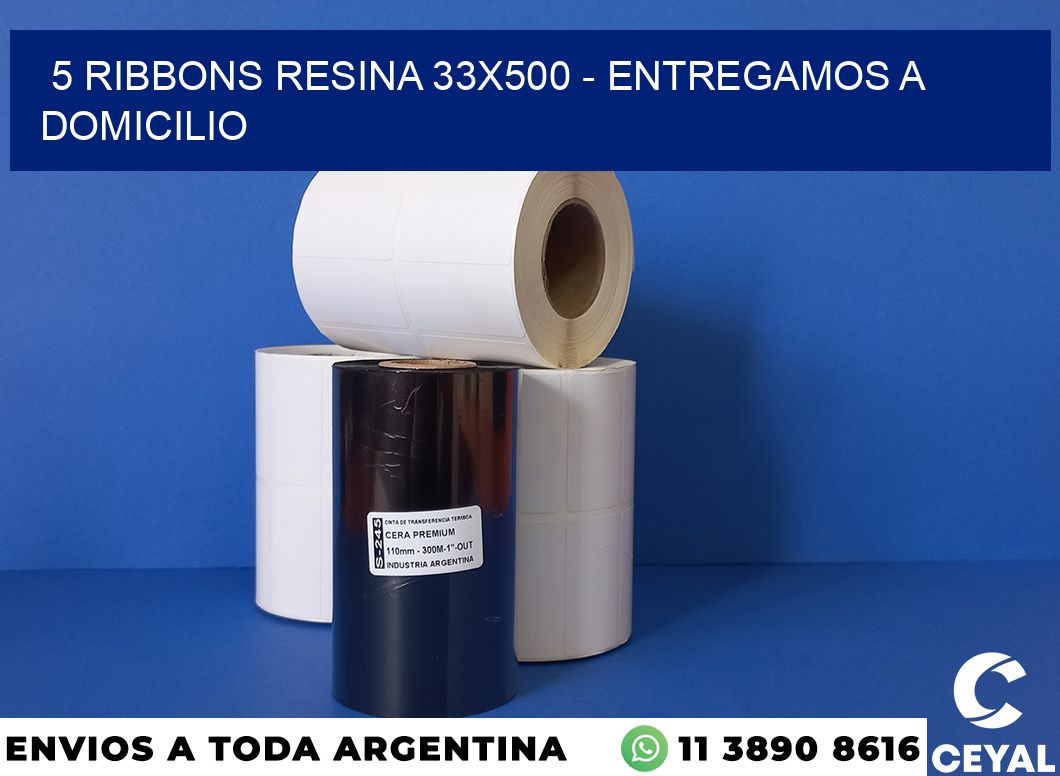 5 Ribbons resina 33×500 – entregamos a domicilio