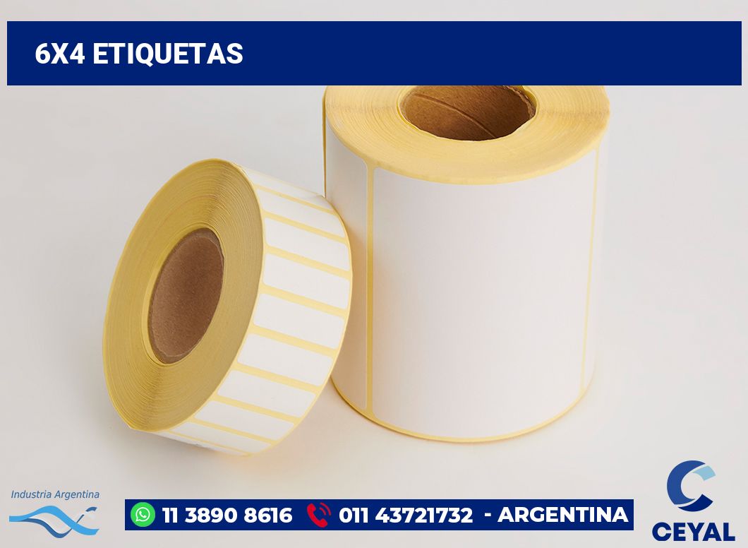 6x4 Etiquetas