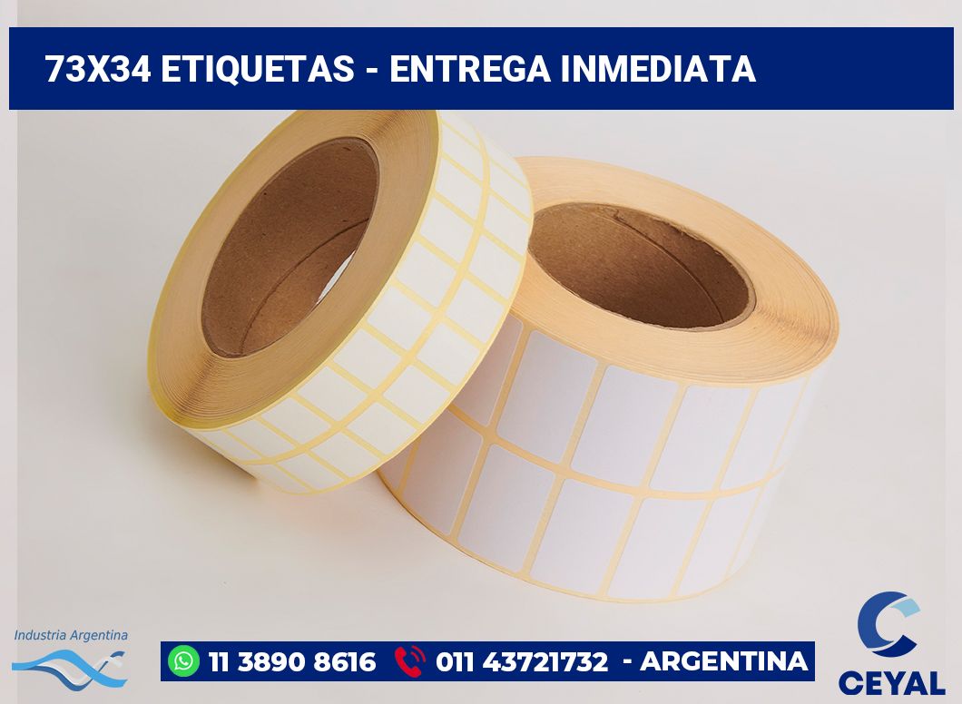 73×34 Etiquetas