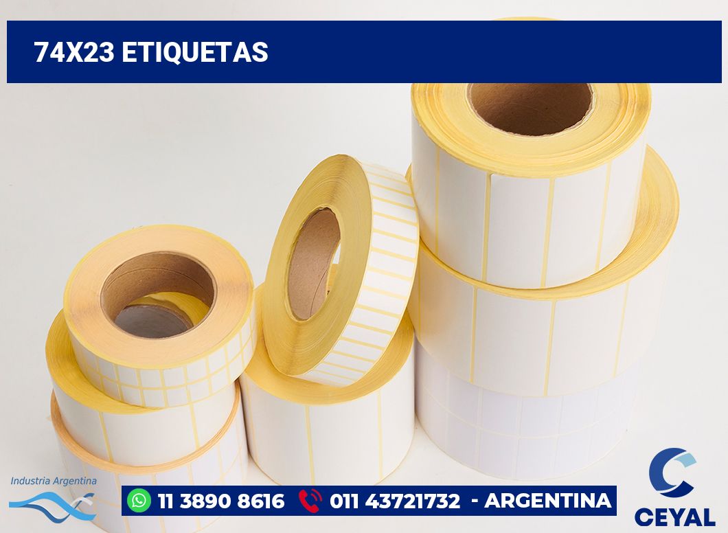 74x23 Etiquetas