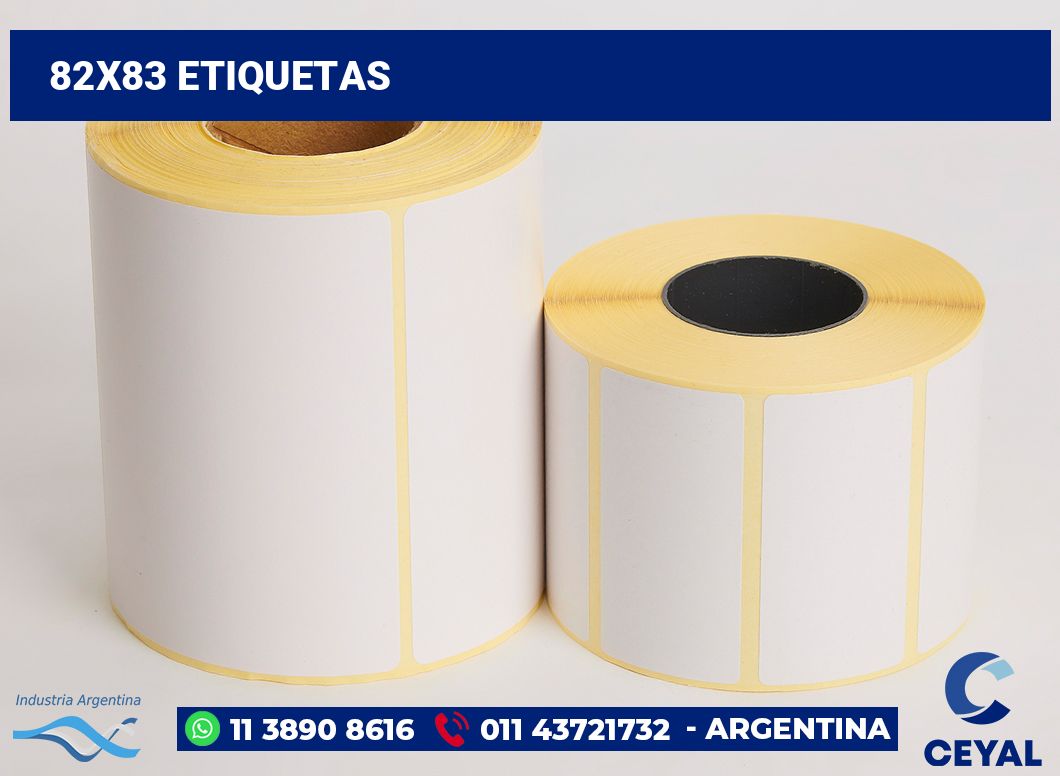 82x83 Etiquetas