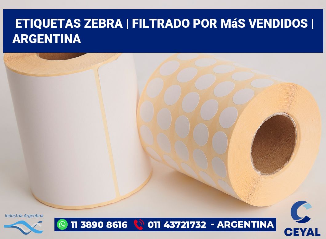 Etiquetas Zebra | Filtrado por más vendidos | Argentina