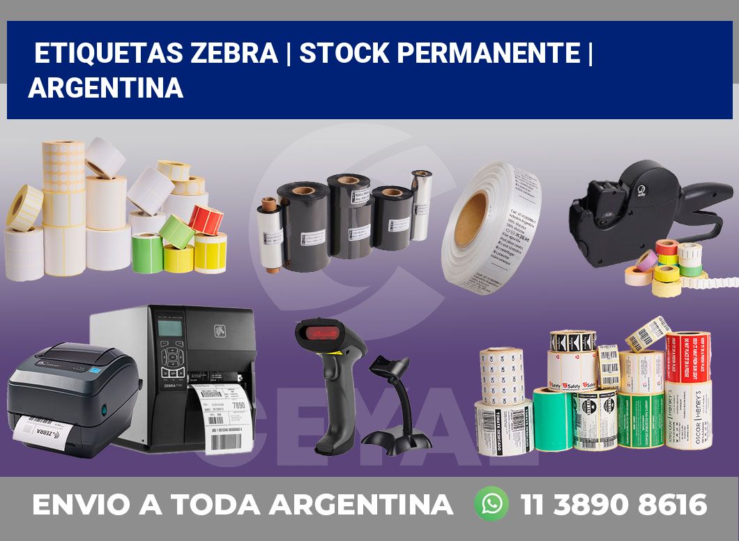 Etiquetas Zebra | Stock permanente | Argentina