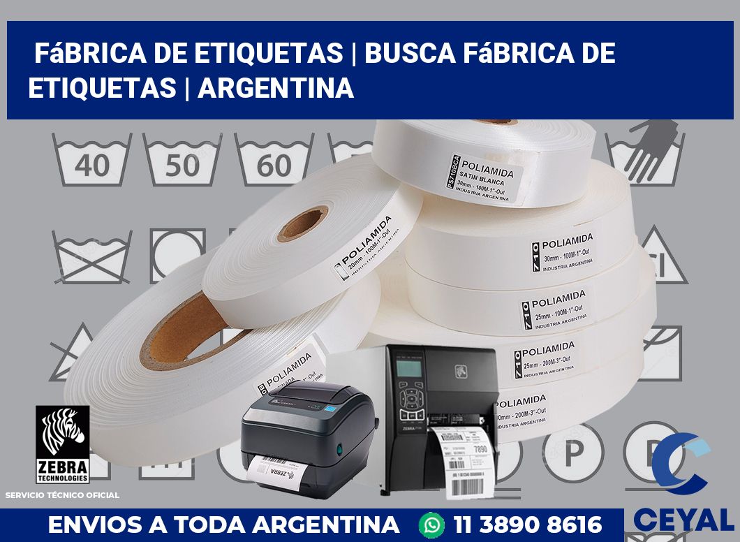 Fábrica de etiquetas | Busca fábrica de etiquetas | Argentina