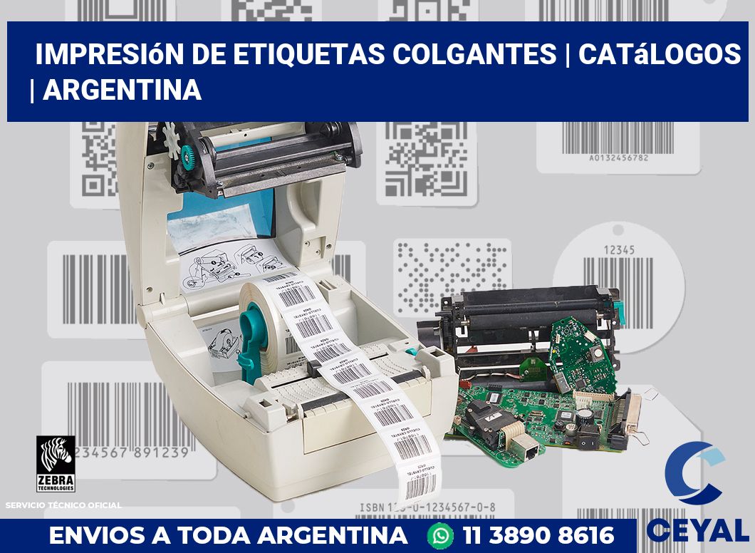 Impresión de etiquetas colgantes | Catálogos | Argentina
