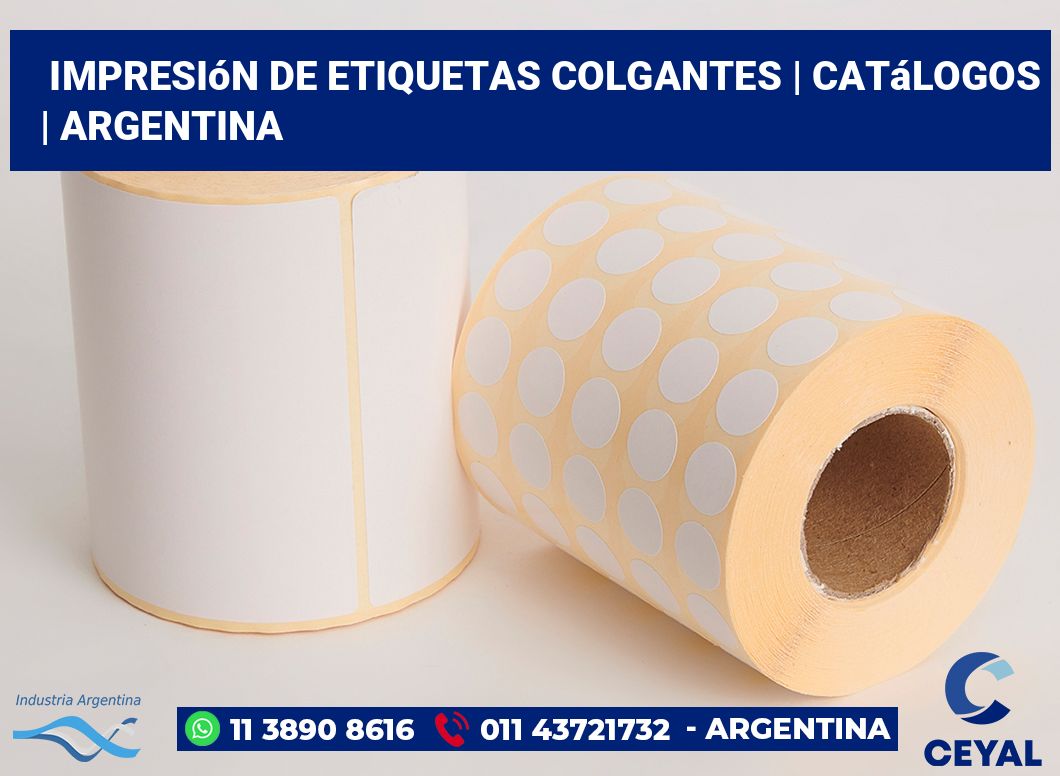 Impresión de etiquetas colgantes | Catálogos | Argentina