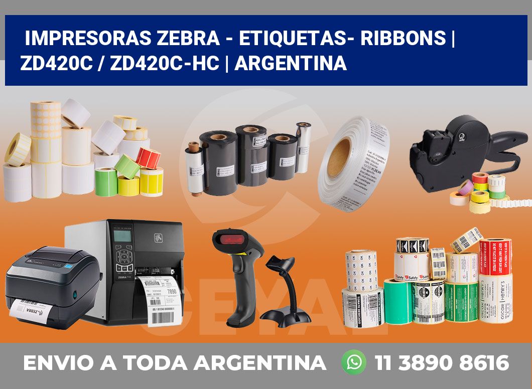 Impresoras Zebra – Etiquetas- Ribbons | ZD420c / ZD420c‑HC | Argentina