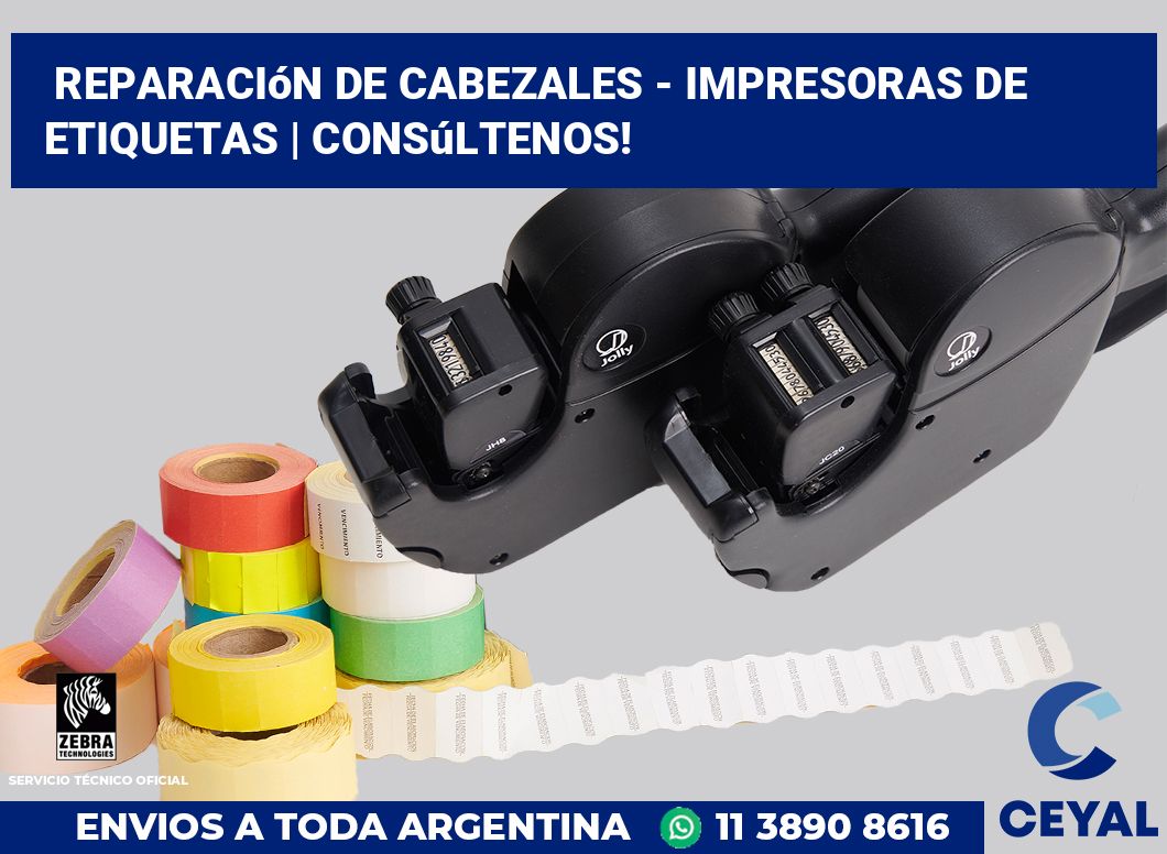 Reparación de cabezales - impresoras de etiquetas | Consúltenos!
