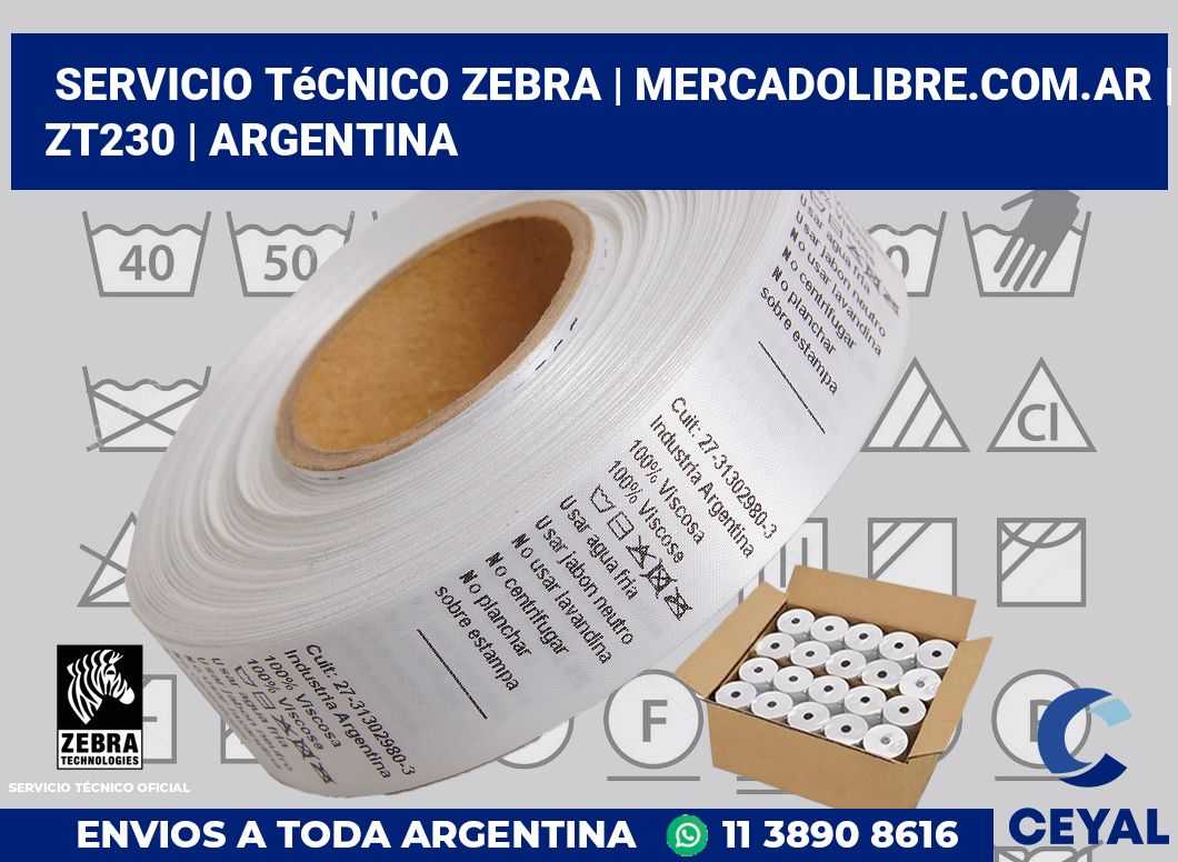 Servicio Técnico Zebra | MercadoLibre.com.ar | zt230 | Argentina