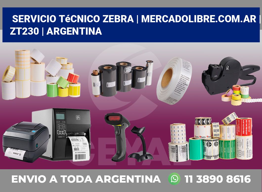 Servicio Técnico Zebra | MercadoLibre.com.ar | zt230 | Argentina
