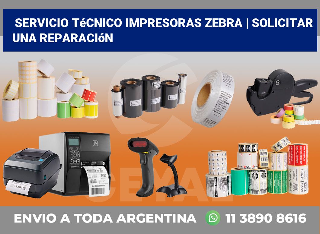 Servicio técnico impresoras Zebra | Solicitar una reparación