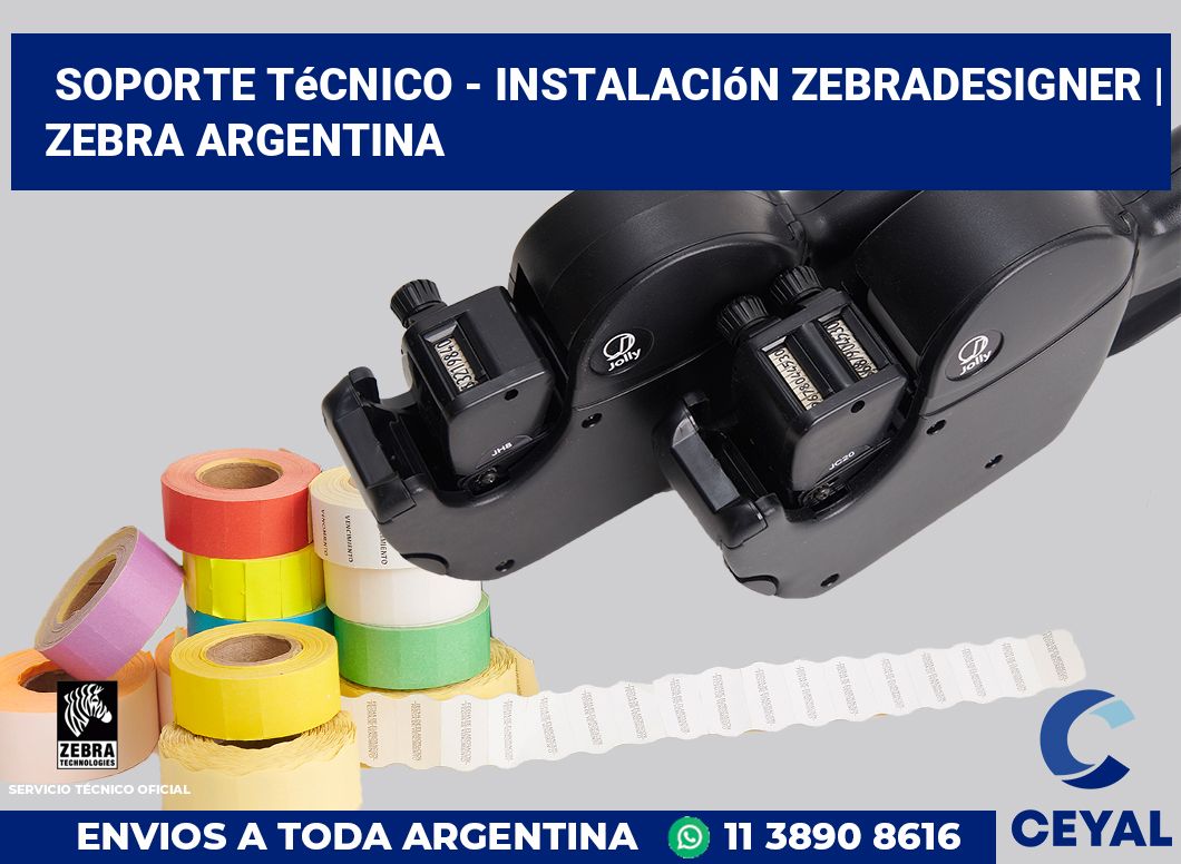 Soporte técnico - instalación ZebraDesigner | Zebra argentina