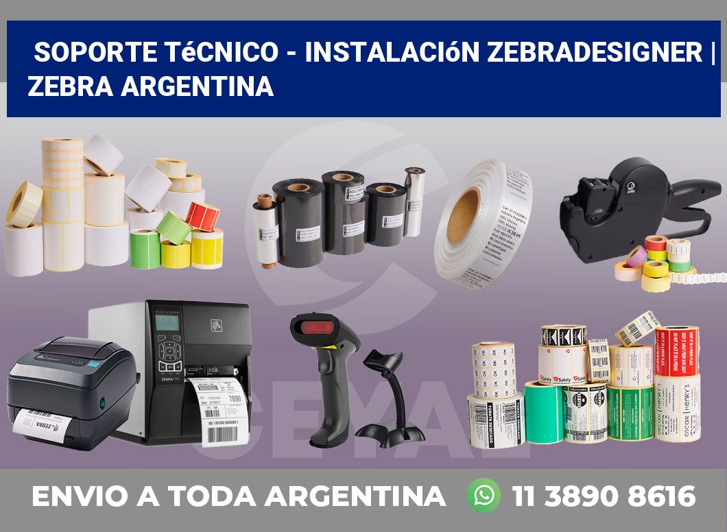 Soporte técnico – instalación ZebraDesigner | Zebra argentina