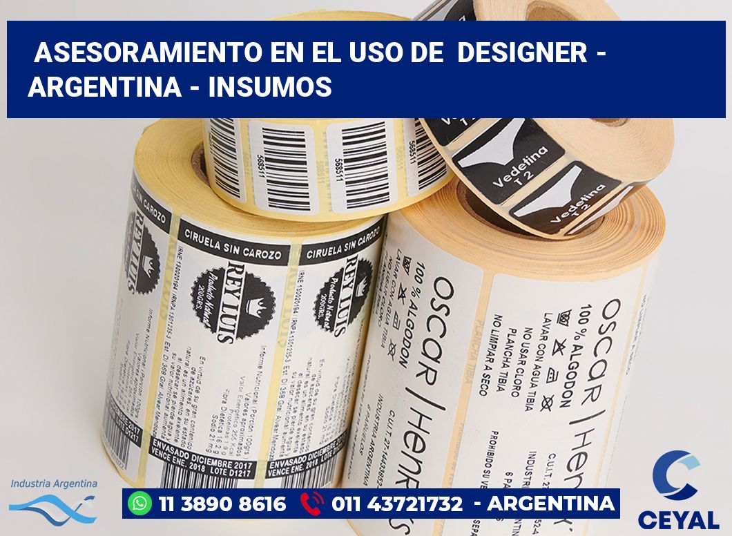 asesoramiento en el uso de designer - Argentina - Insumos