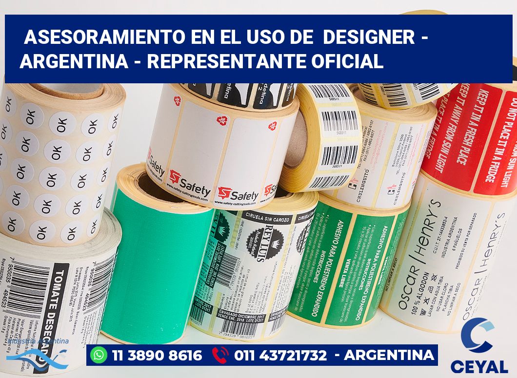 asesoramiento en el uso de designer - Argentina - Representante oficial