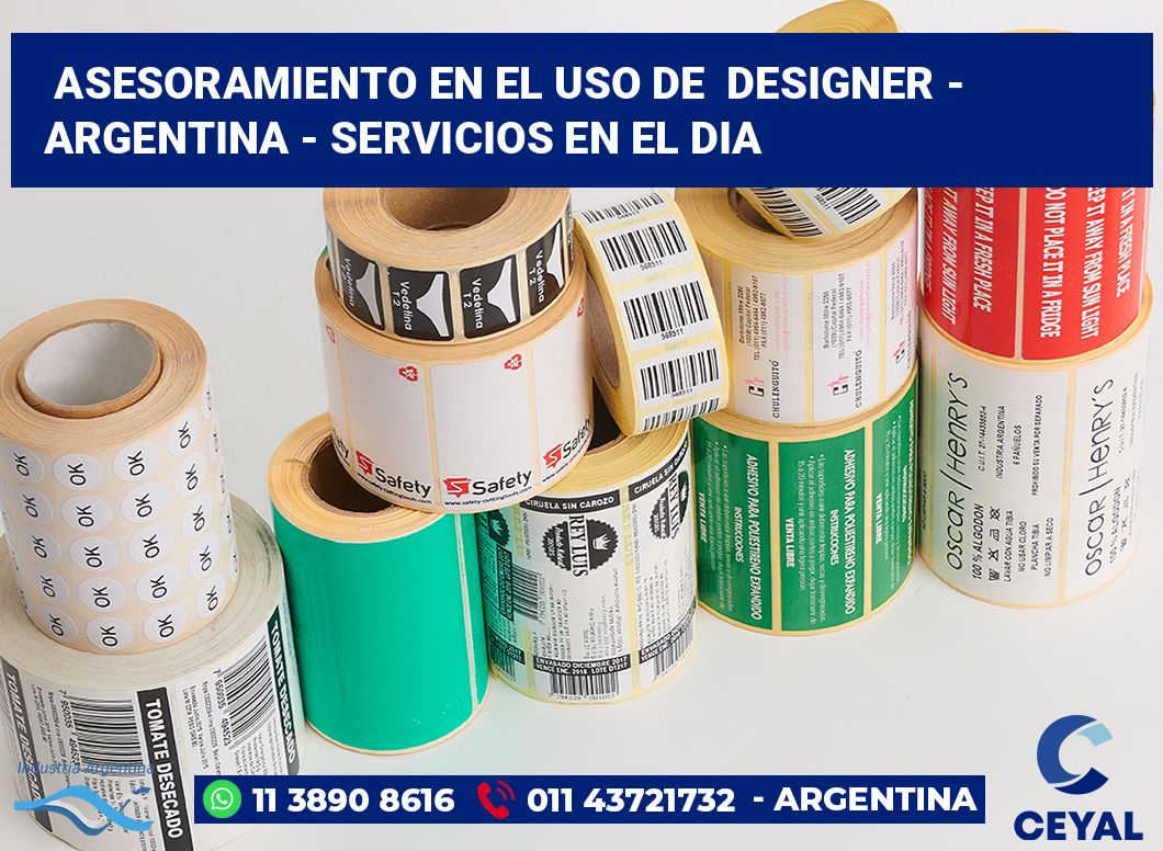 asesoramiento en el uso de designer - Argentina - Servicios en el dia