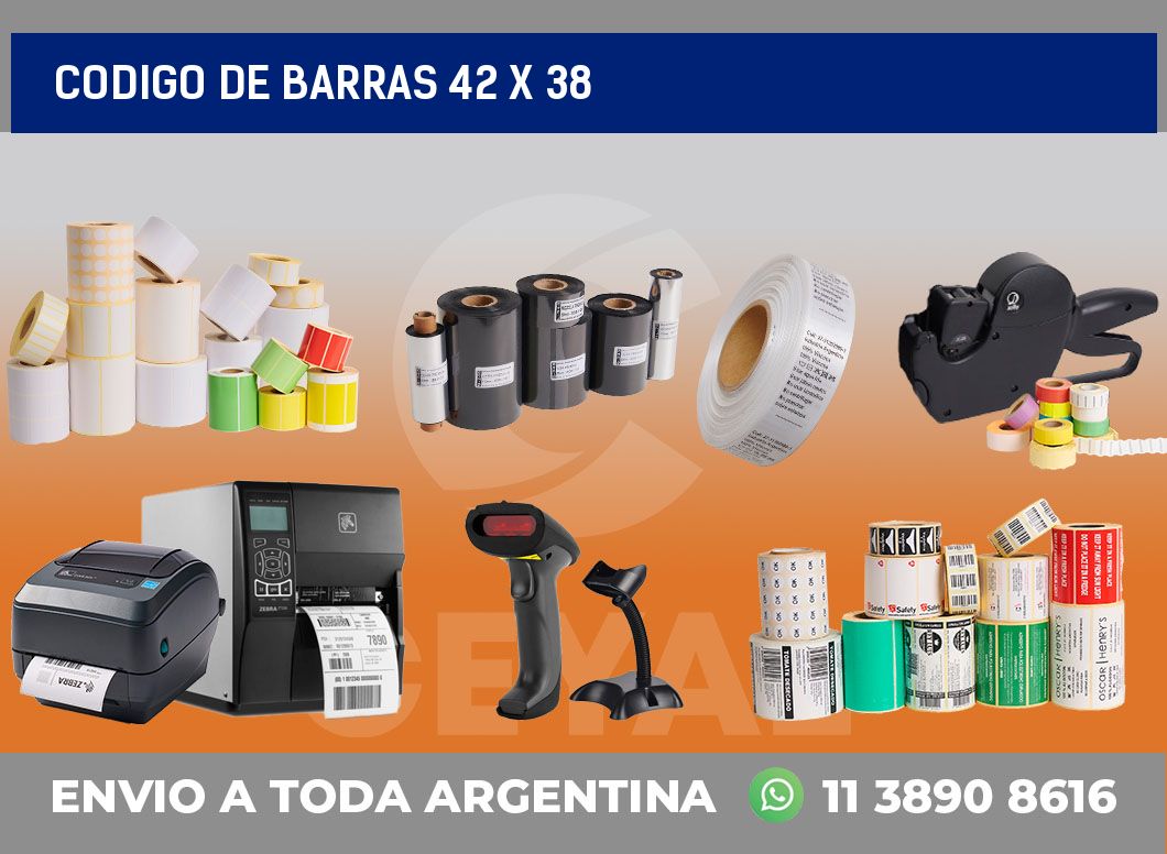 codigo de barras 42 x 38