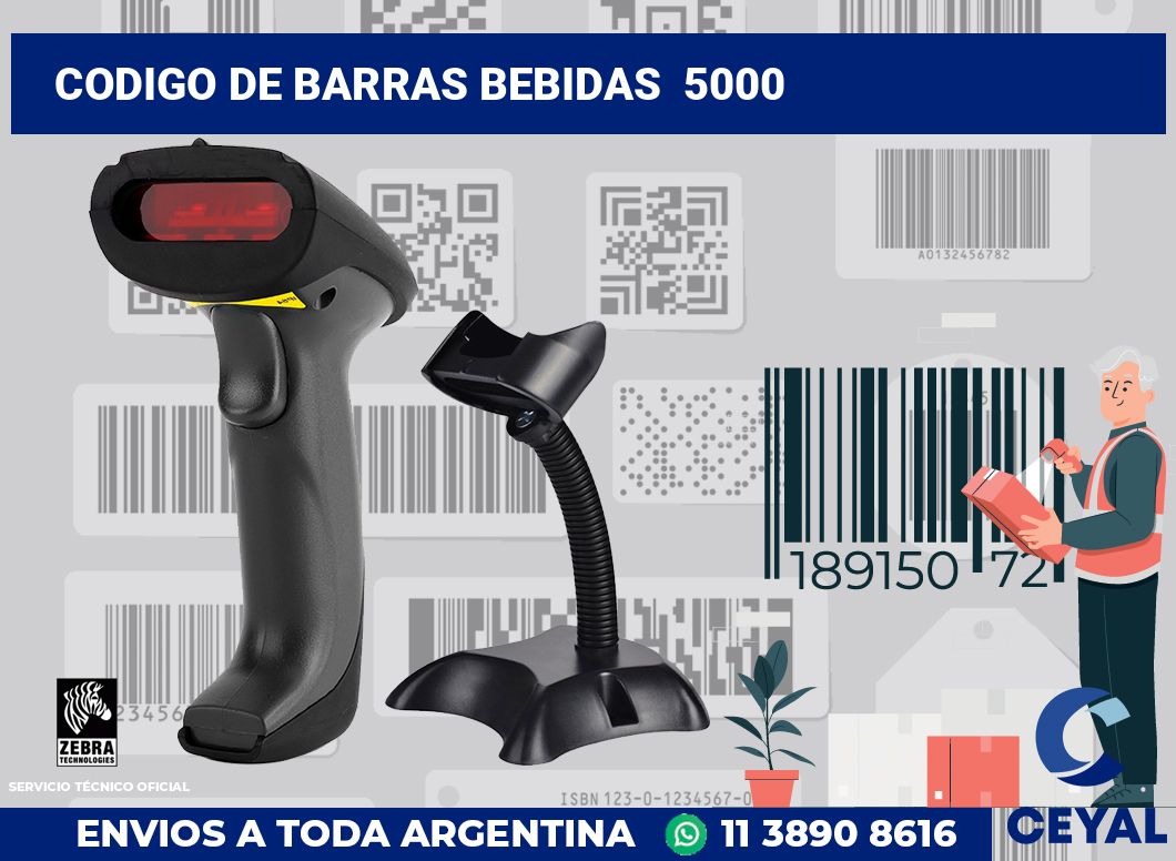 codigo de barras bebidas  5000