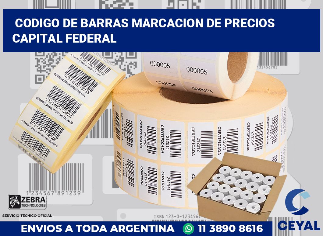 codigo de barras marcacion de precios  Capital Federal