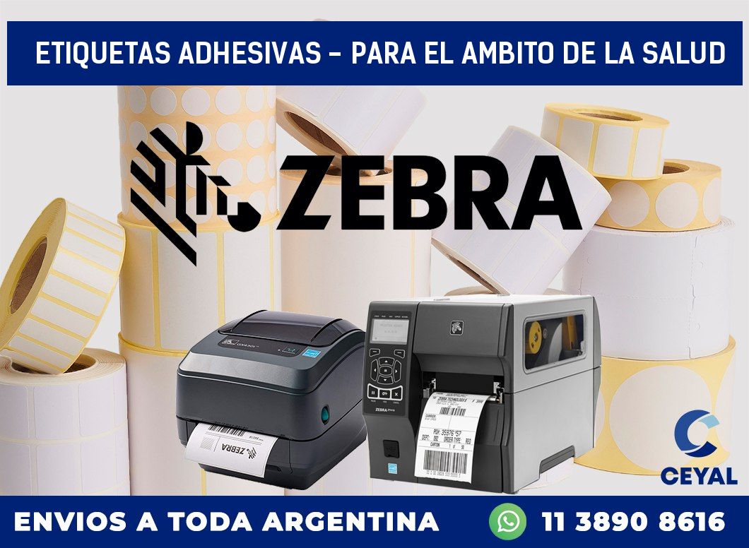 etiquetas adhesivas - para el ambito de la salud