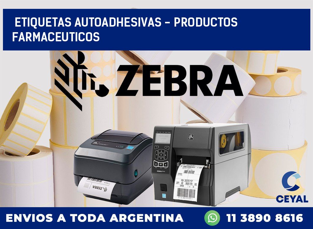 etiquetas autoadhesivas – productos farmaceuticos