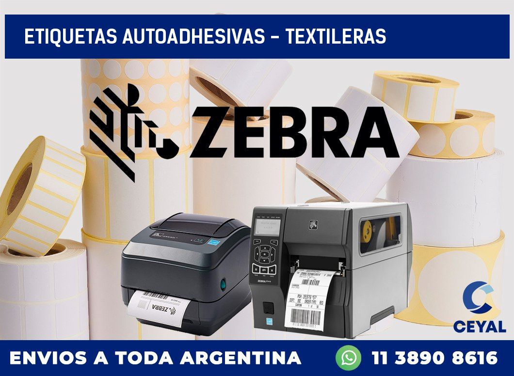 etiquetas autoadhesivas – textileras