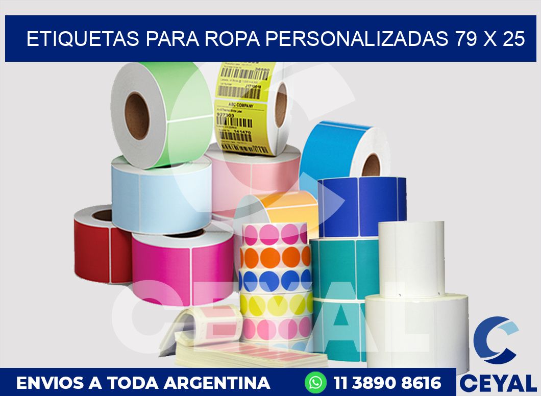 etiquetas para ropa personalizadas 79 x 25
