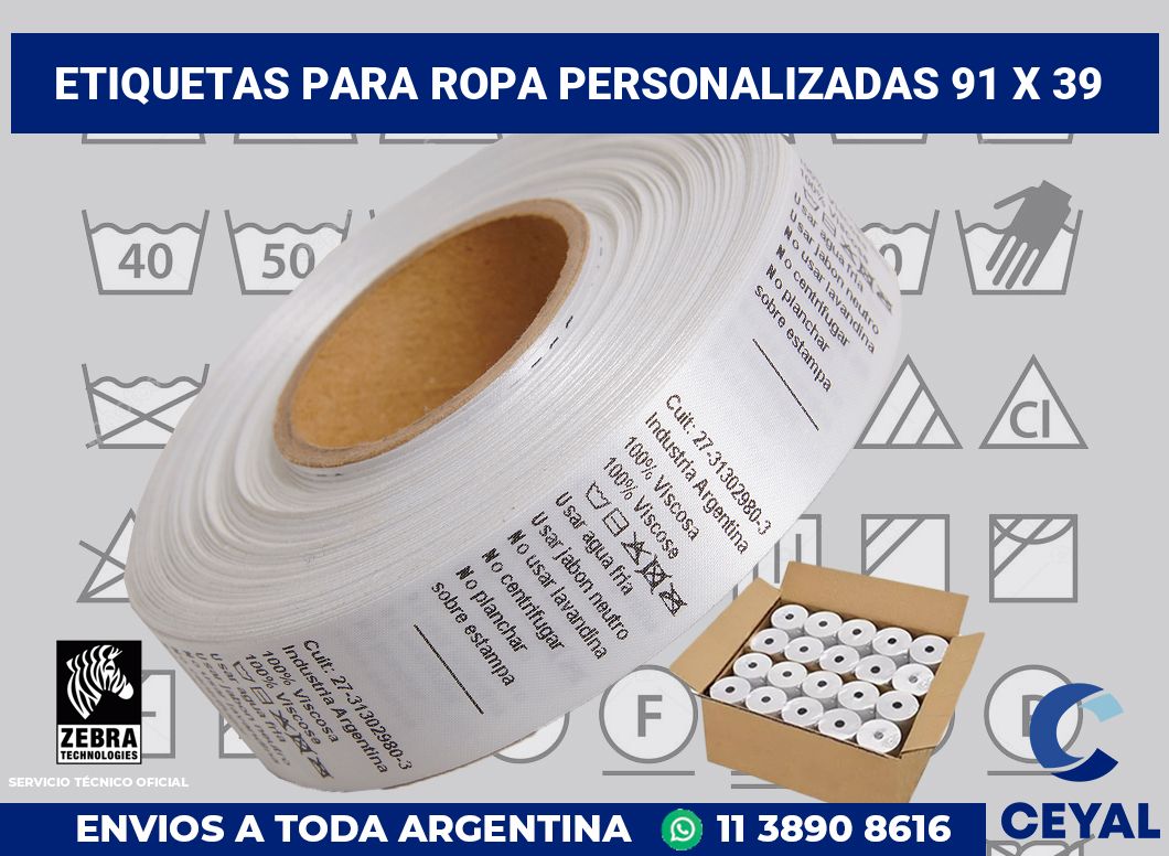 etiquetas para ropa personalizadas 91 x 39