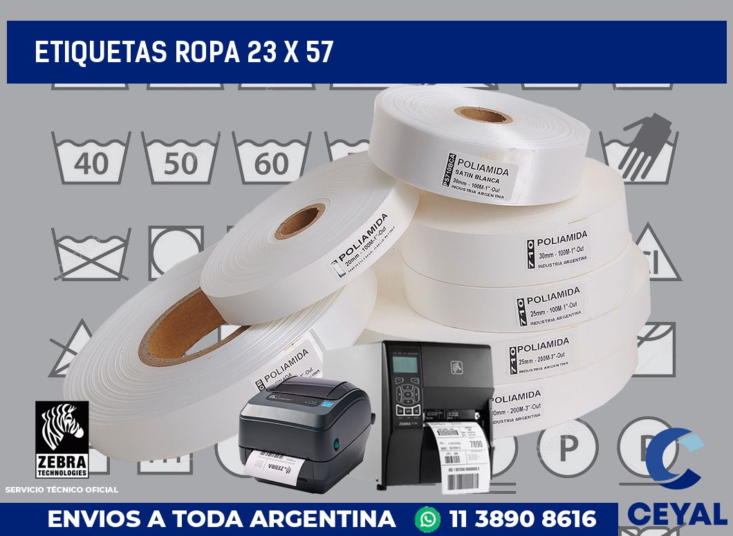 etiquetas ropa 23 x 57