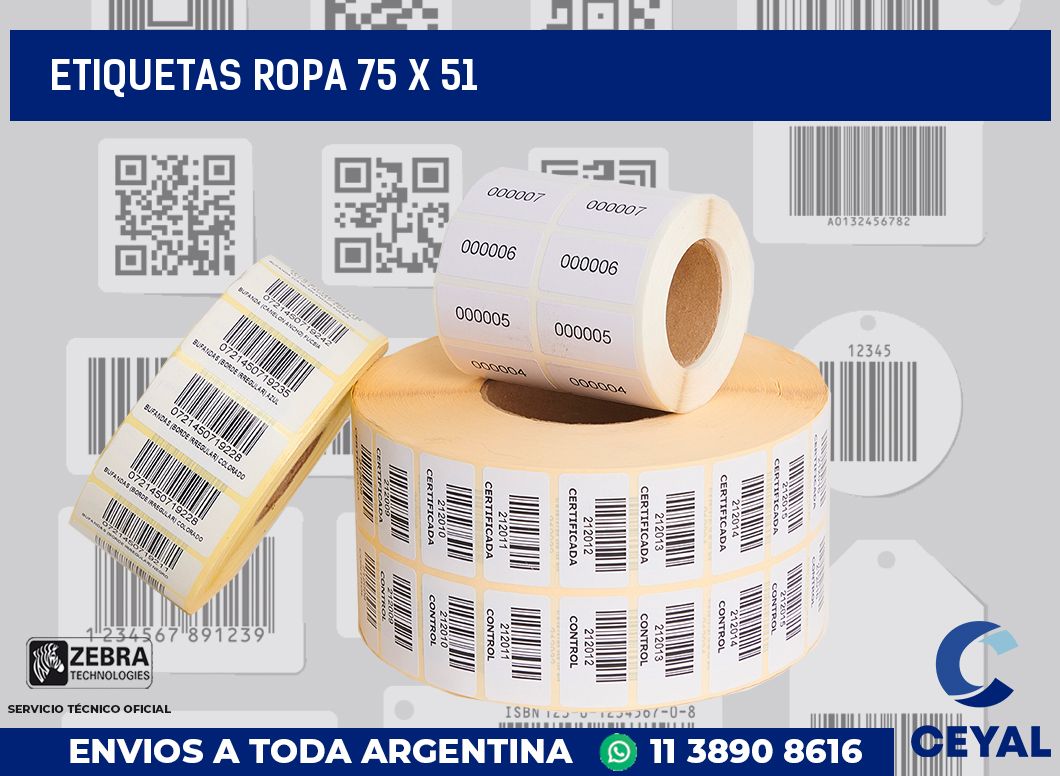 etiquetas ropa 75 x 51
