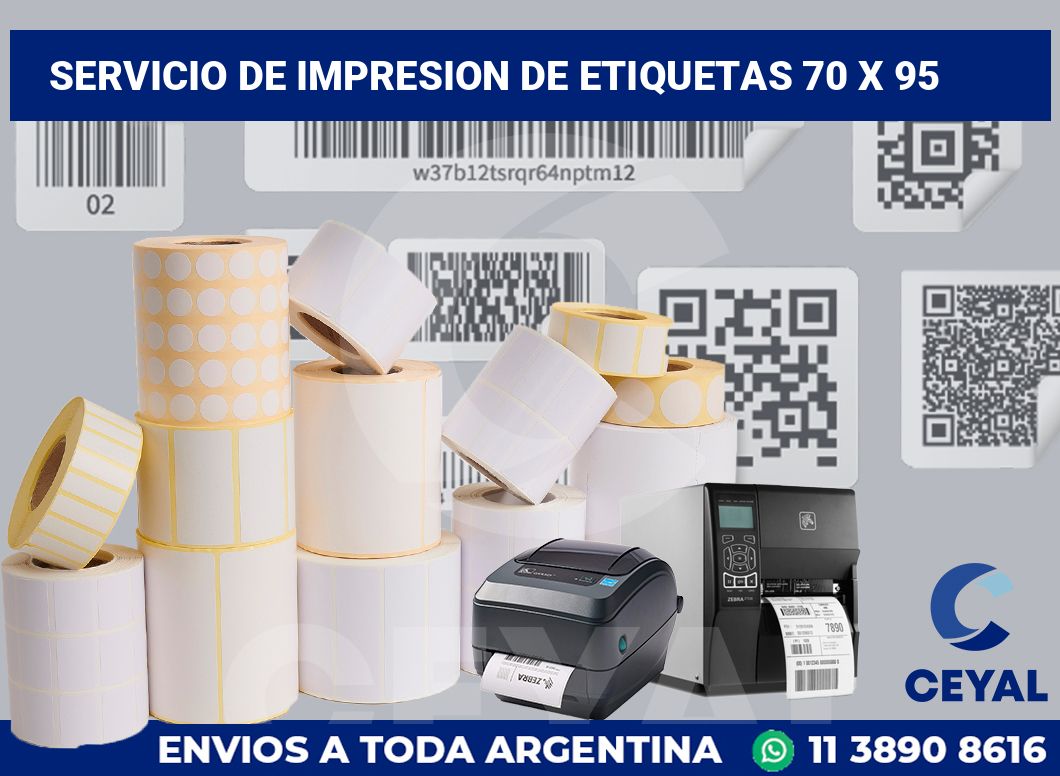 servicio de impresion de etiquetas 70 x 95
