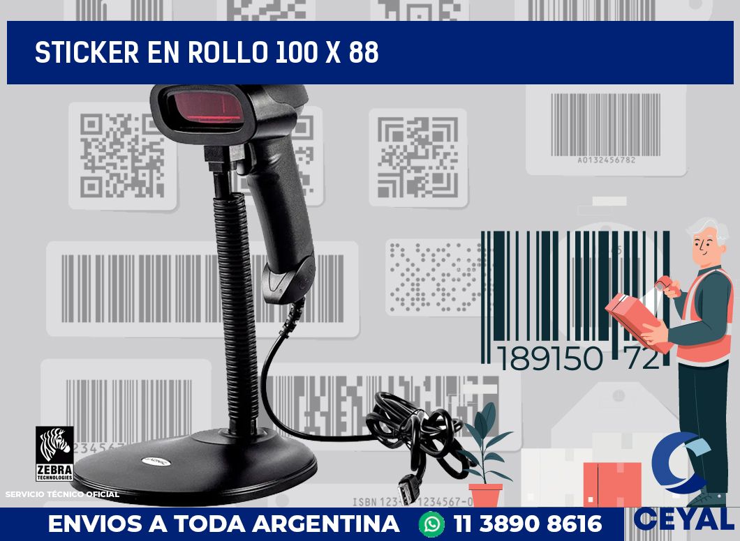 sticker en rollo 100 x 88