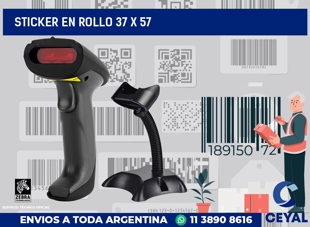 sticker en rollo 37 x 57