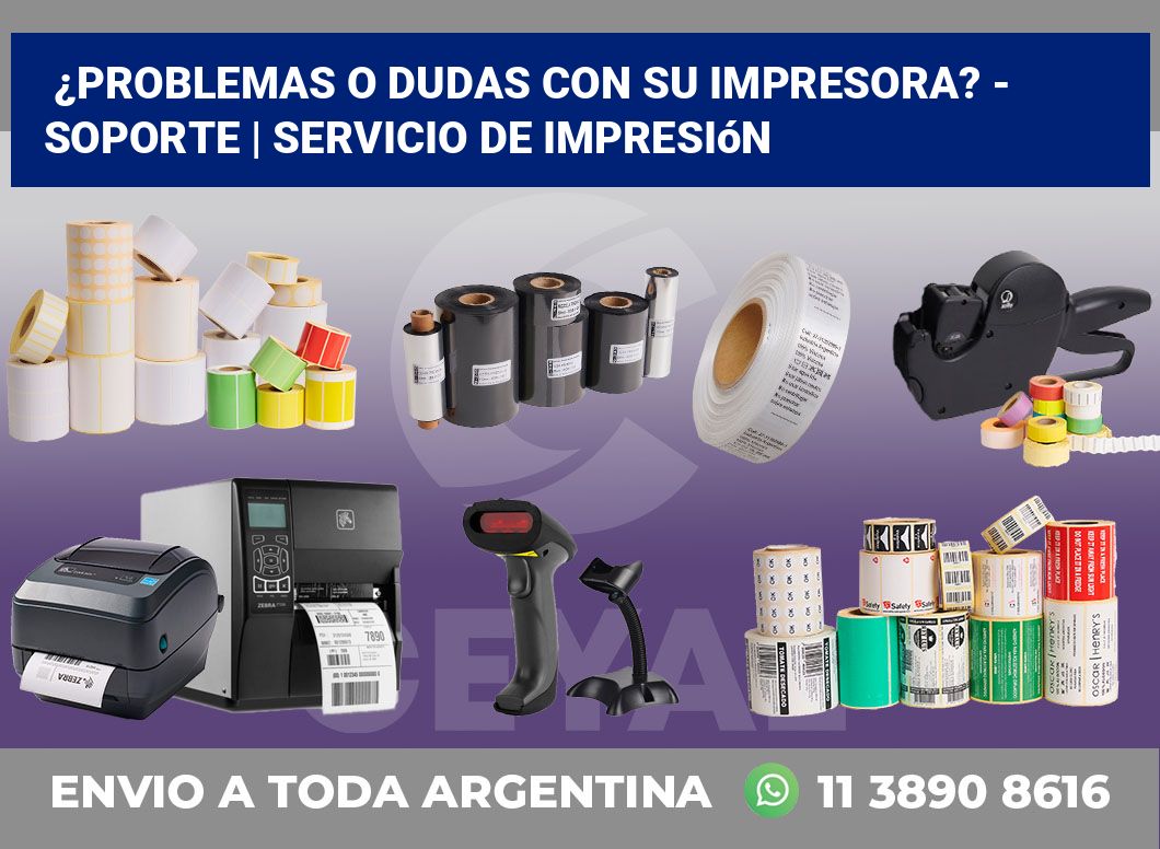 ¿Problemas o dudas con su impresora? – Soporte | Servicio de impresión