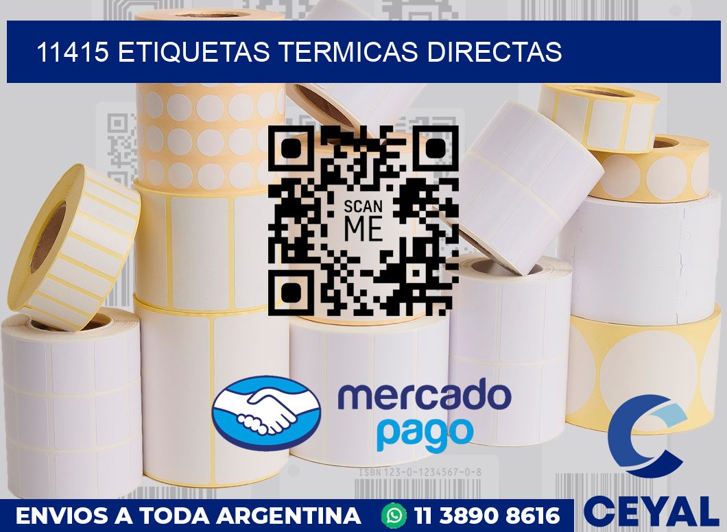 11415 Etiquetas termicas directas