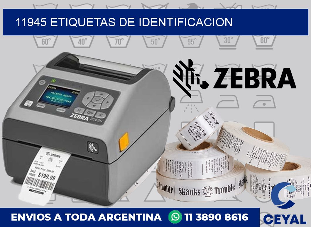 11945 Etiquetas de identificacion