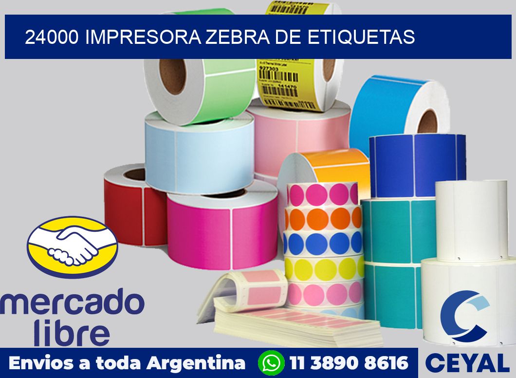 24000 Impresora Zebra de etiquetas