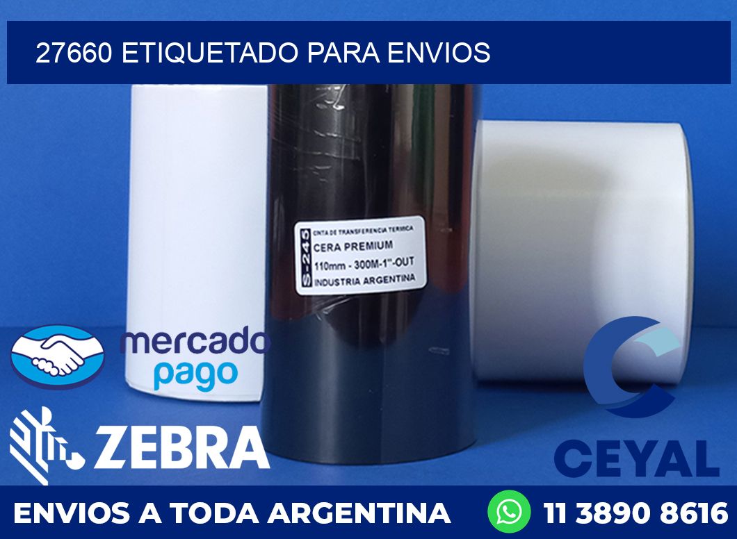 27660 etiquetado para envios