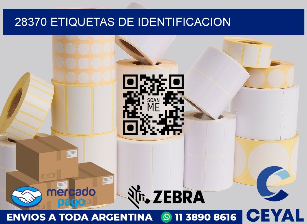 28370 Etiquetas de identificacion