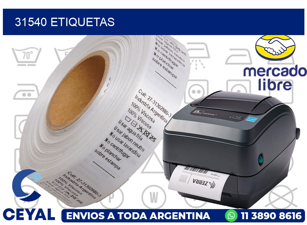 31540 etiquetas