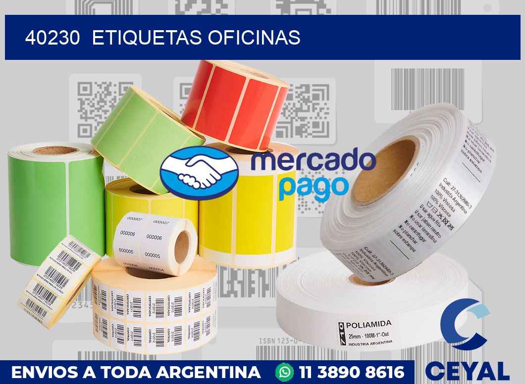 40230 Etiquetas oficinas