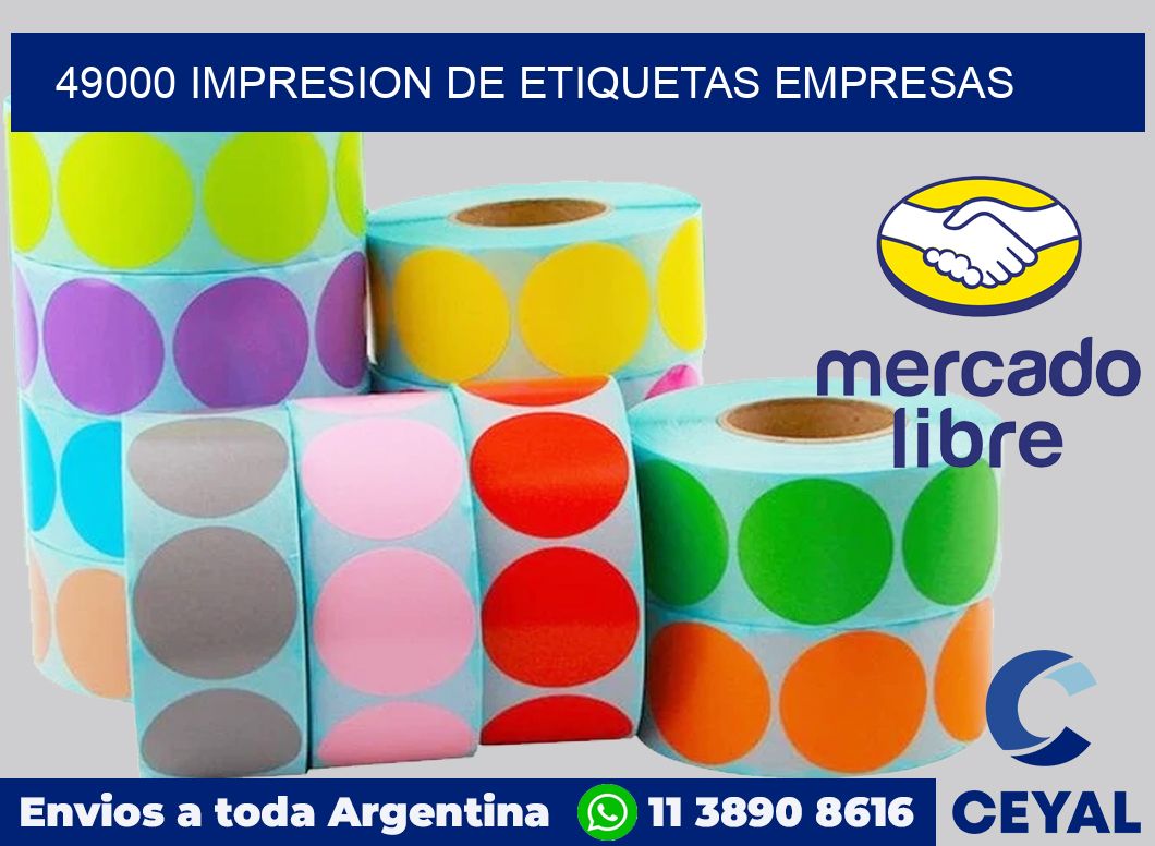 49000 Impresion de etiquetas empresas