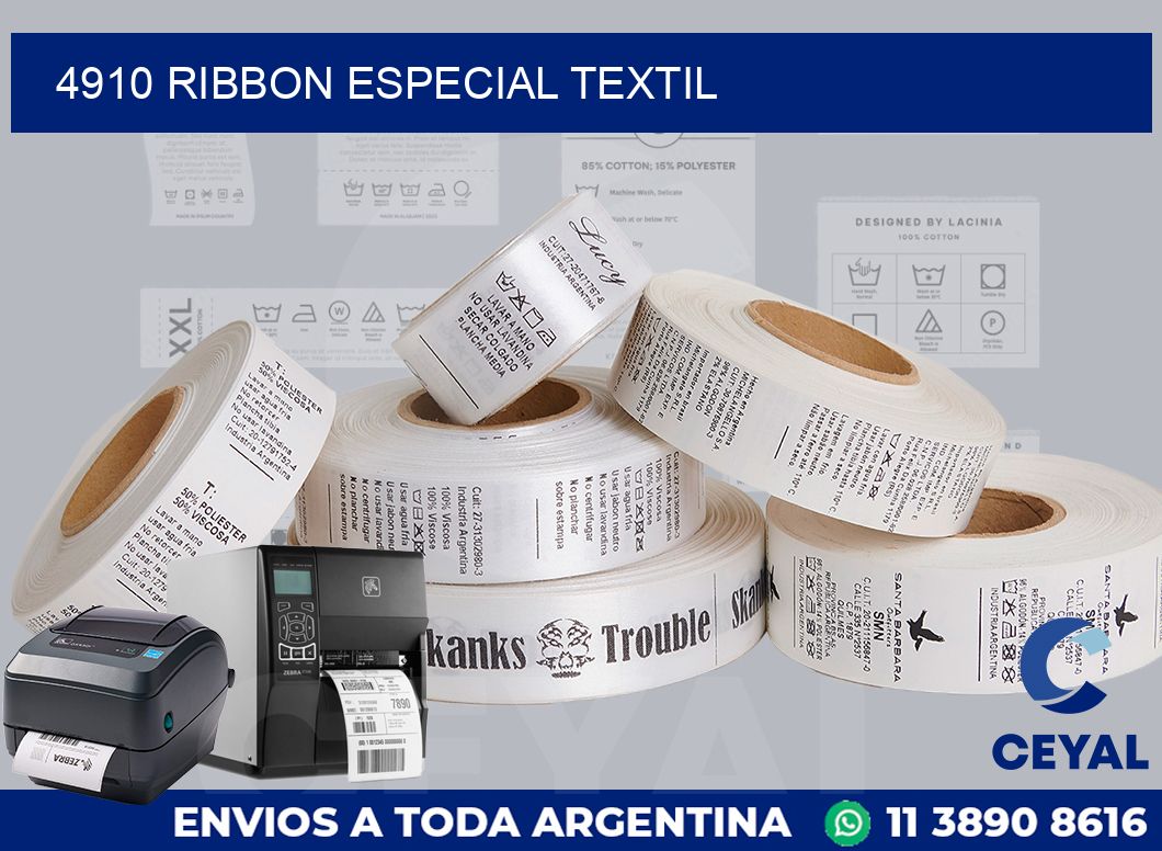 4910 ribbon especial textil