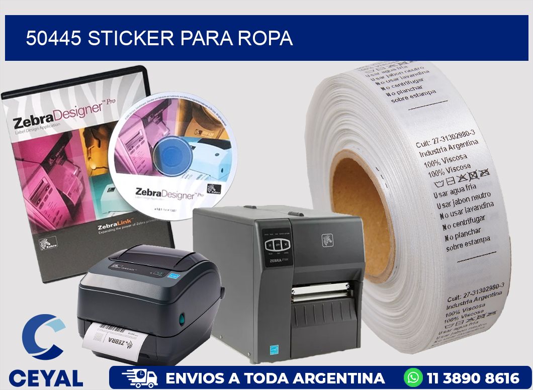 50445 Sticker para ropa