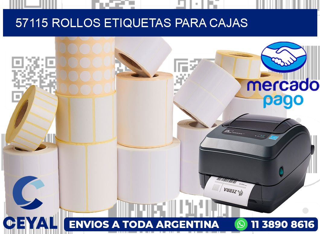 57115 rollos etiquetas para cajas